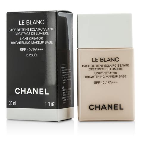 chanel le blanc light creator base|chanel le blanc reviews.